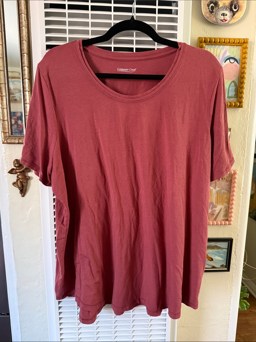Coldwater Creek casual scoop neck shirt